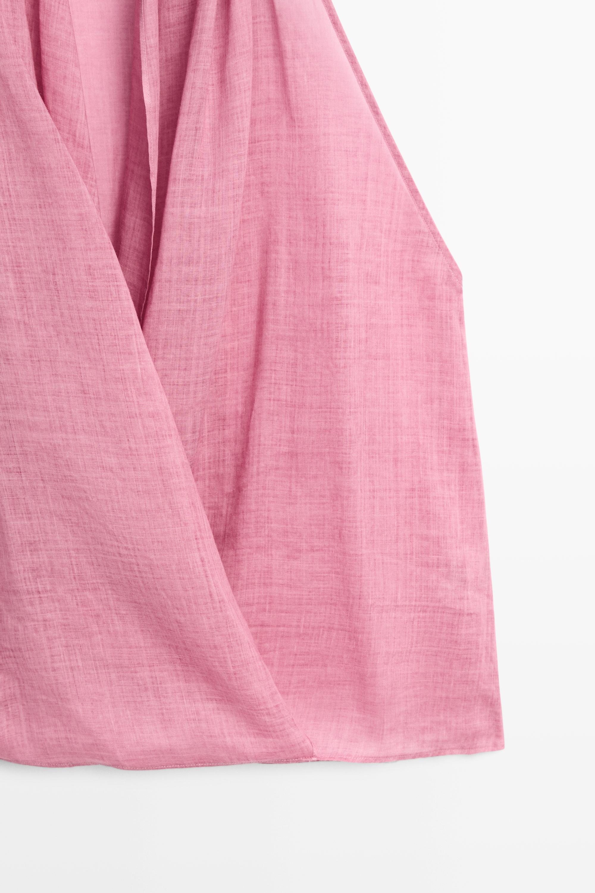 Top croisé drapé